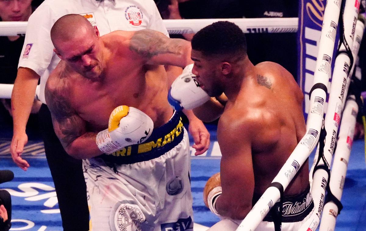 Oleksandr Usik - Anthony Joshua | Oleksandr Usik si želi, da bi se povratni dvoboj z Anthonyjem Joskuo odvil v Kijevu. | Foto Guliverimage