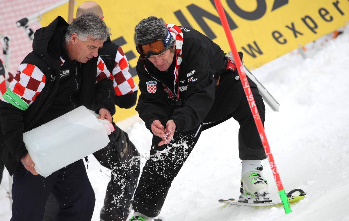 Sljeme odpoved | Neregularne razmere so odnesle moški slalomski rodeo na Sljemenu. | Foto Guliverimage