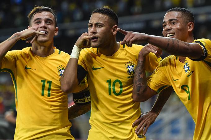 Brazilci na lestvici Fife dihajo za ovratnik Argentini. | Foto: Guliverimage/Getty Images