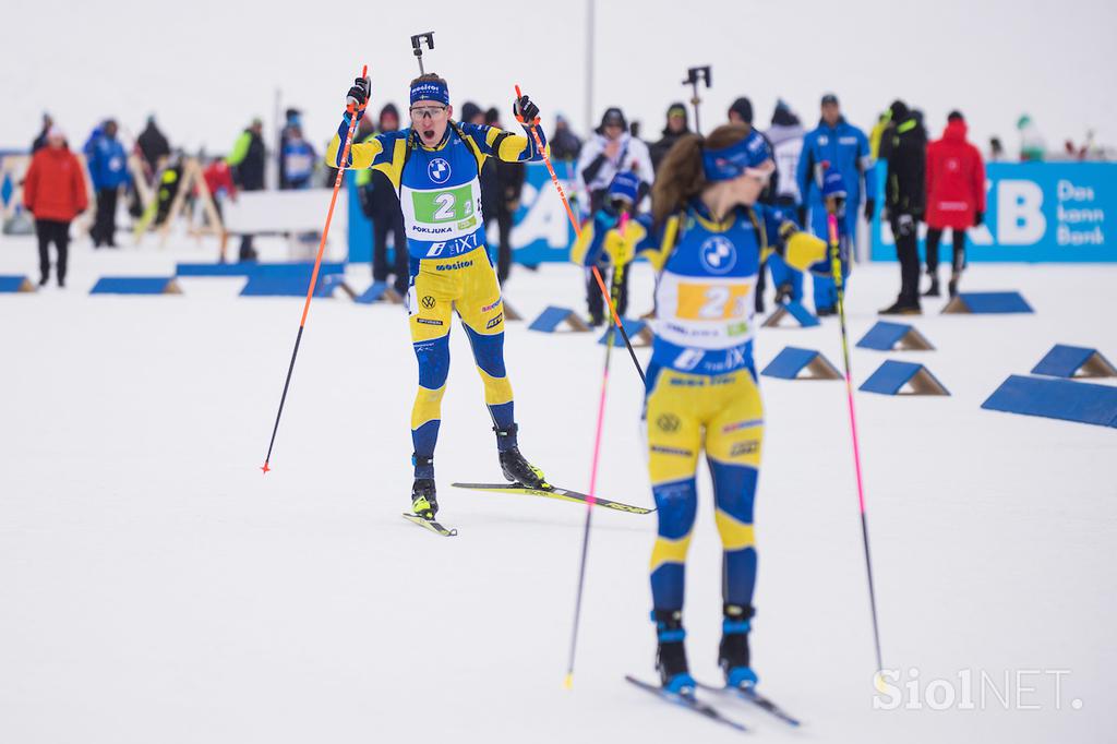 Pokljuka biatlon mešane štafete