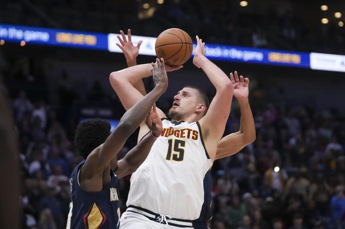 Nikola Jokić | Nikolo Jokića in Denver čaka dvoboj z Orlandom. | Foto Guliverimage