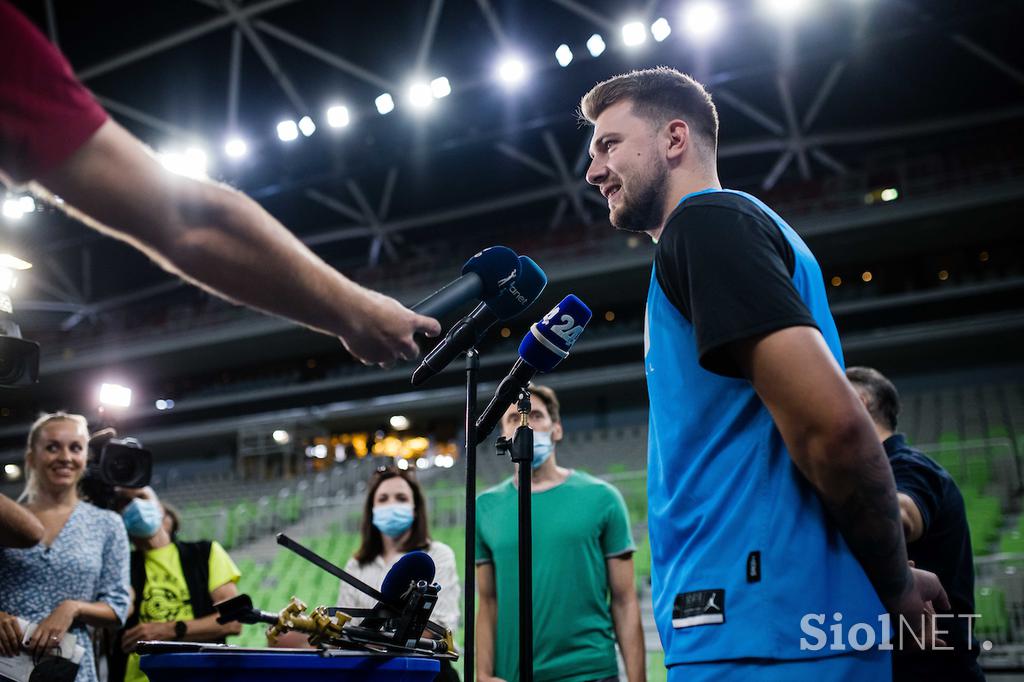 slovenska košarkarska reprezentanca trening