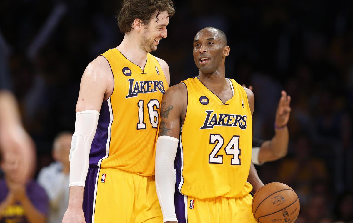 Kobe Bryant, Pau Gasol | Pau Gasol in Kobe Bryant sta bila velika prijatelja. | Foto Reuters