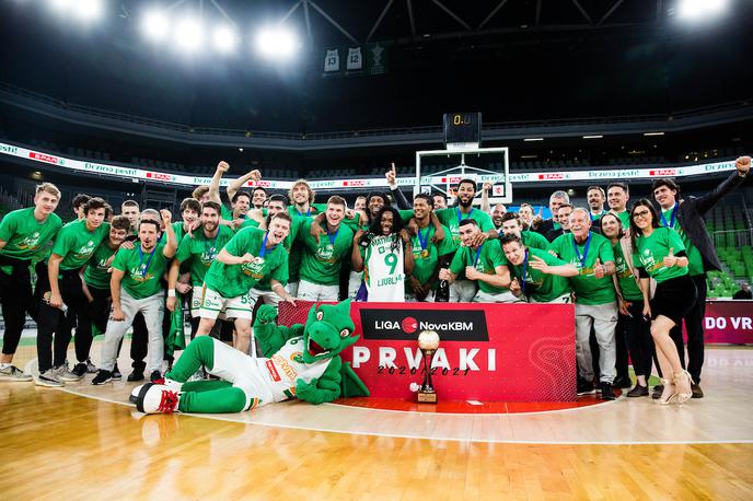 Cedevita Olimpija | Cedevita Olimpija je v finalu dobila vsa tri srečanja. | Foto Grega Valančič/Sportida