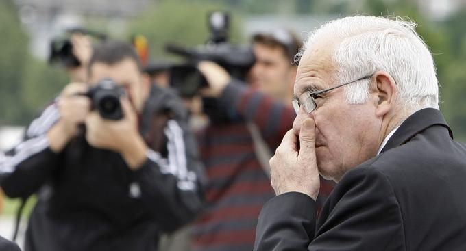 Luis Aragones je na klopi Španije sedel od julija 2004 do junija 2008. Zbral je 39 zmag, 11 remijev in le štiri poraze. | Foto: Reuters