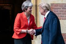 Theresa May, Donald Trump