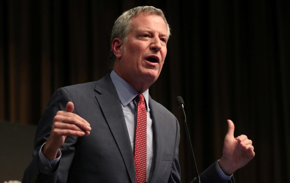 Bill de Blasio | Newyorški župan Bill de Blasio se namerava podati v boj za demokratsko predsedniško nominacijo. | Foto Reuters