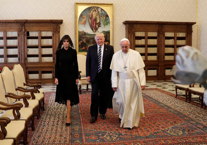 papež, Frančišek, Donald trump, melania Trump | Foto: Reuters