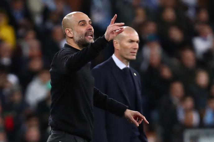 Guardiola Zidane | Josep Guardiola v današnje srečanje vstopa z veliko prednostjo (2:1). Za napredovanje mu zadošča tudi domač poraz z 0:1. | Foto Reuters