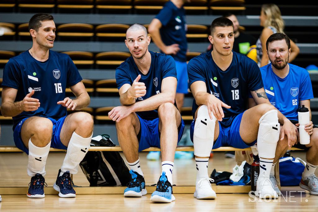 Odbojka, trening slovenske reprezentance z novim selektorjem