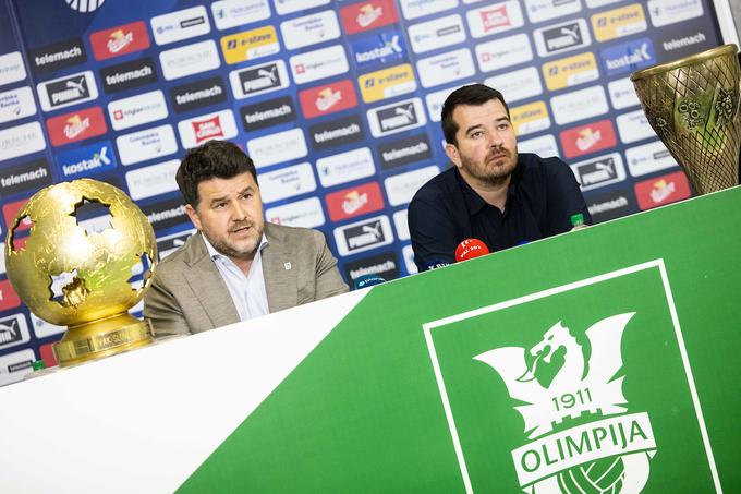 Direktor Olimpije Igor Barišić in športni direktor Goran Boromisa sta bila pred meseci v stiku z Milanom Tučićem, a ni prišlo do prestopa v zmajevo gnezdo. | Foto: Vid Ponikvar