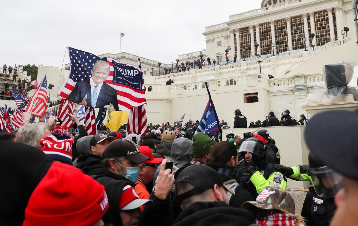 Nemiri v Washingtonu | Foto Reuters