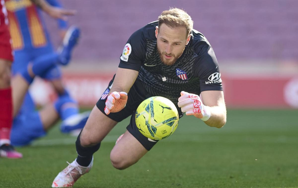 Jan Oblak, Atletico Madrid | Jan Oblak ima z Atletico Madridom dve točki naskoka pred Realom in Barcelono. | Foto Guliverimage