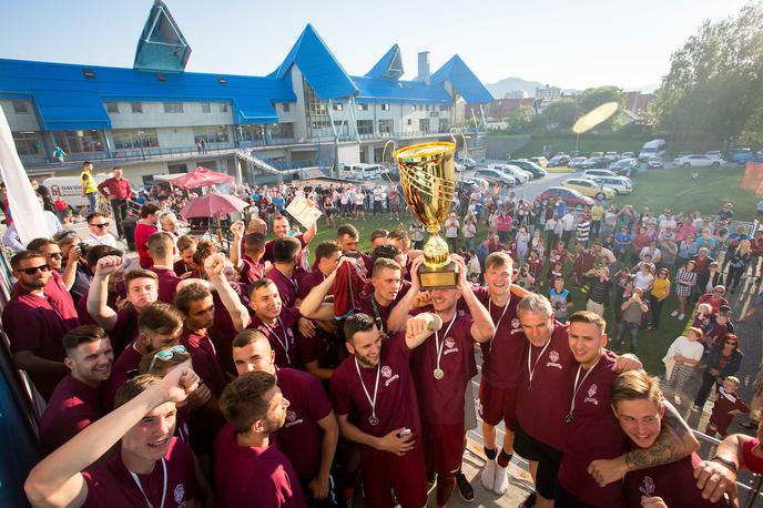 Triglav Kranj nogomet veselje naslov | Foto Žiga Zupan/Sportida