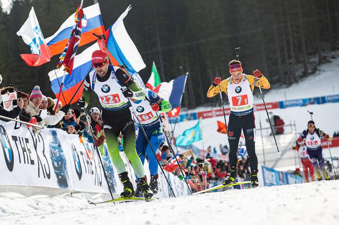 Jakov Fak Pokljuka2020 | Jakovu Faku nadvse ustrezajo tekme, na katerih poteka neposredni boj s tekmeci. | Foto Peter Podobnik/Sportida