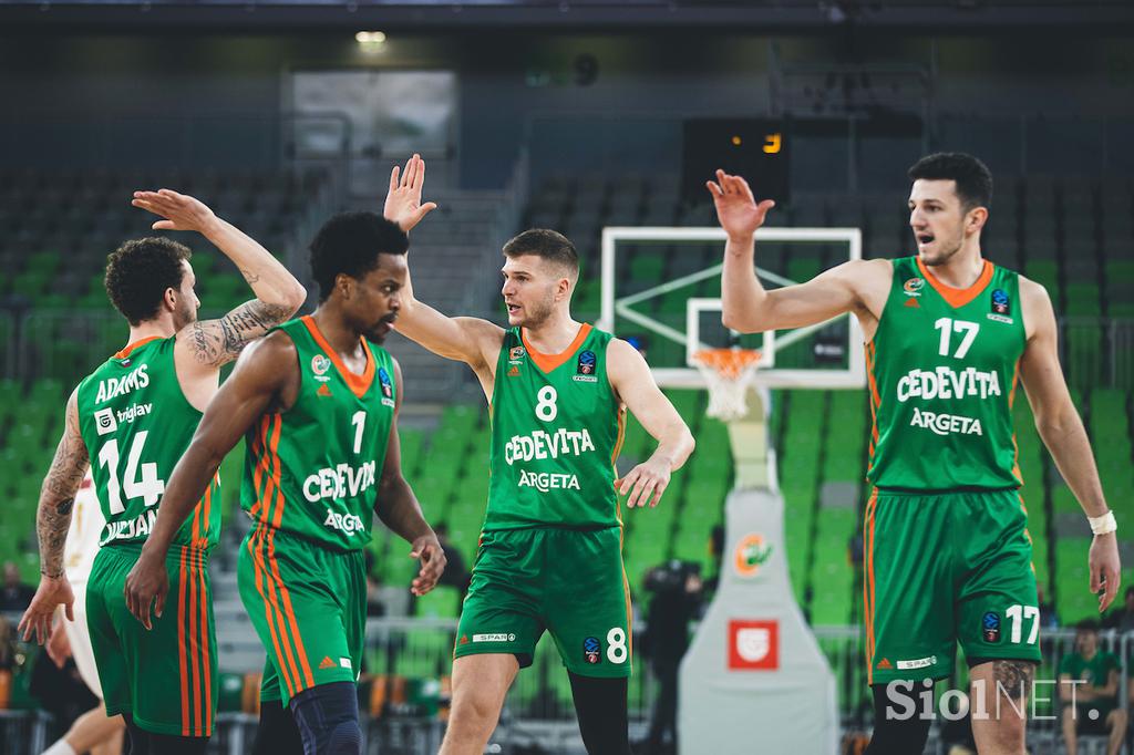 Cedevita Olimpija Umano Reyer.