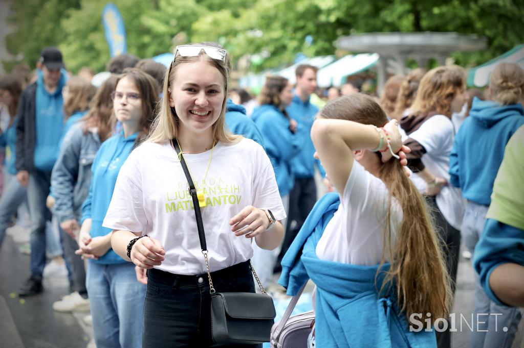 Parada ljubljanskih maturantov