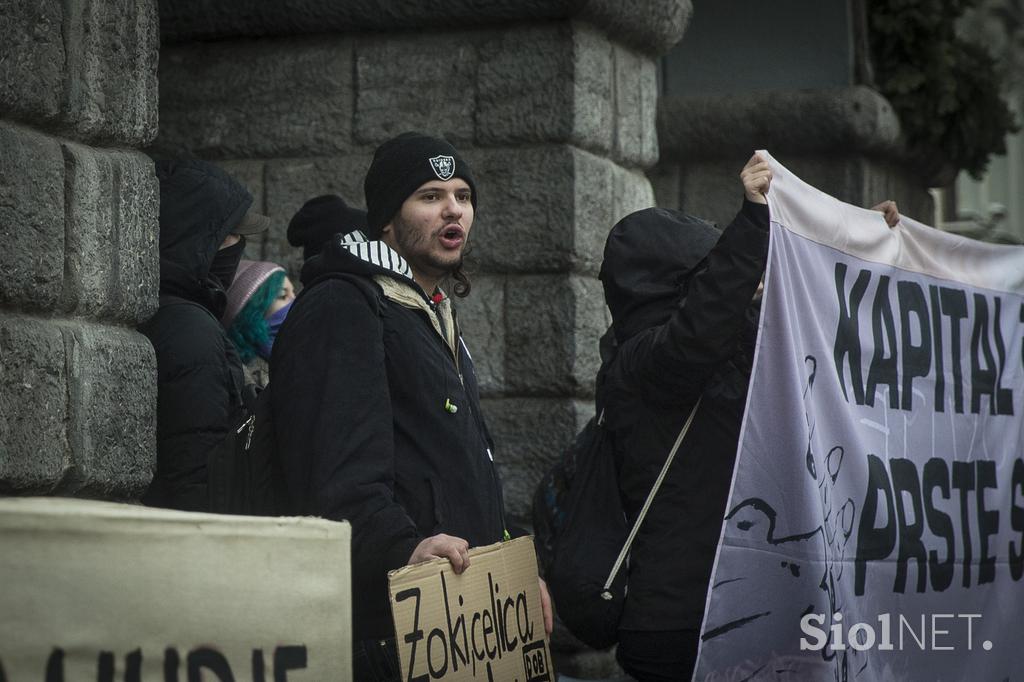 Protest, Zoran Janković, Mol, hostel celica