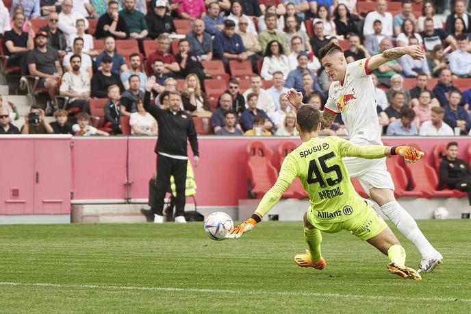 Salzburg Benjamin Šeško | Benjamin Šeško je zadel za 21. zmago Salzburga (29 tekem). | Foto Guliver Image