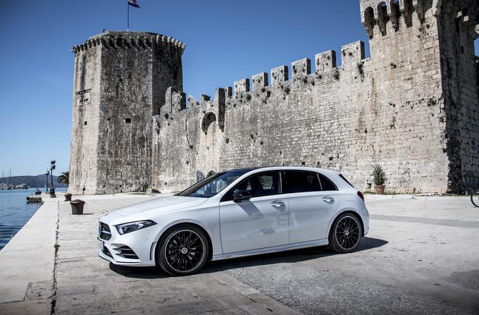 Na Hrvaškem sredi aprila še ni turistov, ob tem pa ponuja veliko privlačnih lokacij za fotografiranje in snemanje avtomobilov. | Foto: Mercedes-Benz