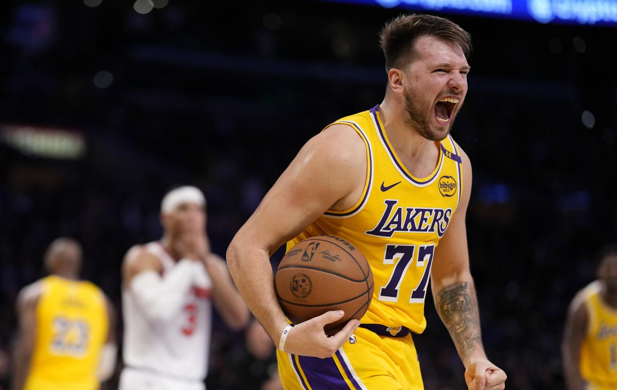 Luka Dončić Los Angeles Lakers | Luka Dončić je z LA Lakers dosegel osmo zaporedno zmago. | Foto Guliverimage