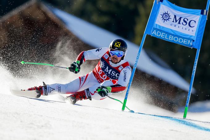 Marcel Hirscher ostaja vodilni v skupnem seštevku. | Foto: Guliverimage/Getty Images