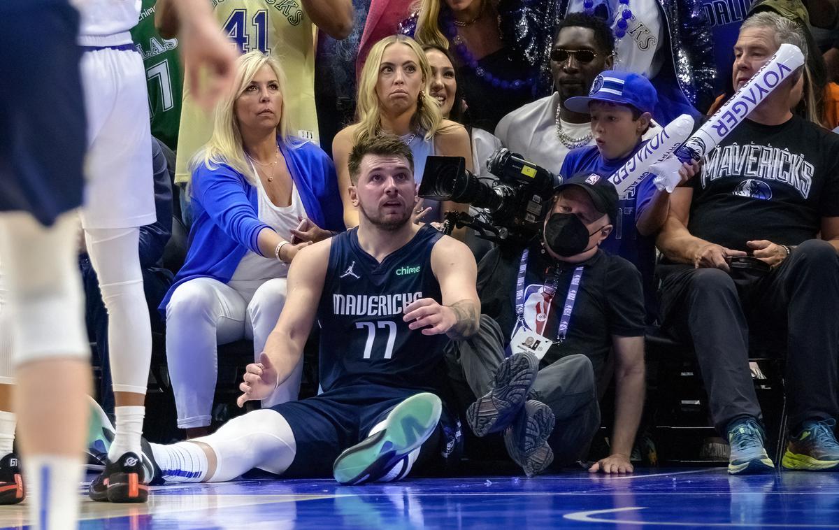 Luka Dončić, Dallas Mavericks | Luka Dončić bo v nedeljo igral sedmo tekmo polfinala zahodne konference. | Foto Reuters