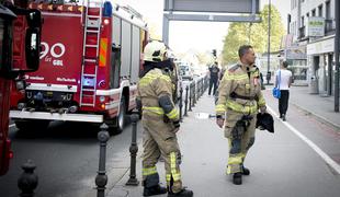 Požar v Prenočiščih Šiška na Celovški cesti in v kleti stavbe v središču Ljubljane (foto in video)