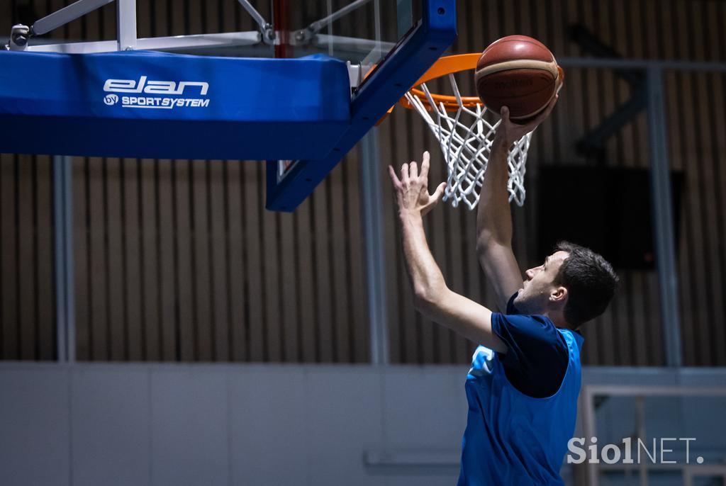 trening slovenska košarkarska reprezentanca