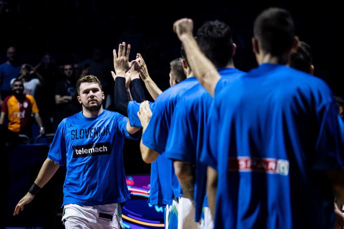 Slovenija : Belgija, slovenska košarkarska reprezentanca, EuroBasket 2022 Luka Dončić | Slovenija bo žreb pričakala v drugem bobnu. | Foto Vid Ponikvar/Sportida