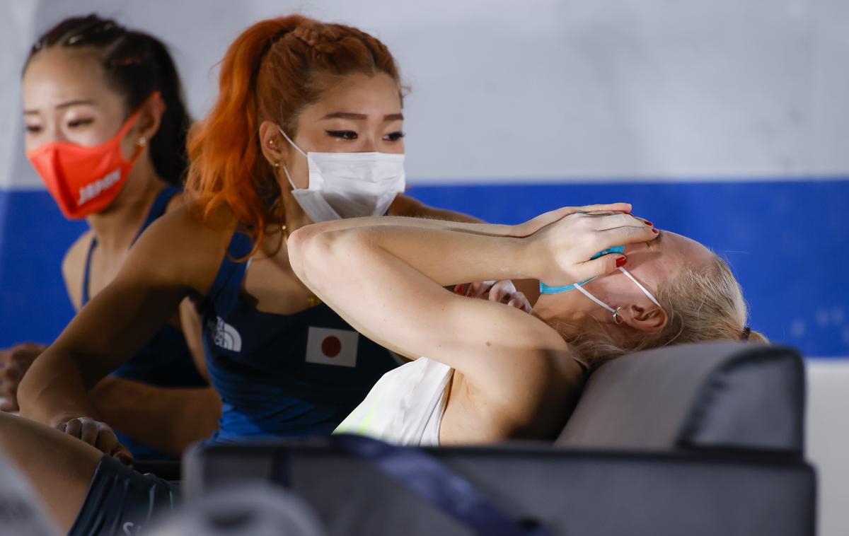 Janja Garnbret | Janja Garnbert je v petek postala krstna olimpijska prvakinja v športnem plezanju. Slovenija je prvič v zgodovini na poletnih olimpijskih igrah osvojila kar tri zlate medalje! | Foto Anže Malovrh/STA