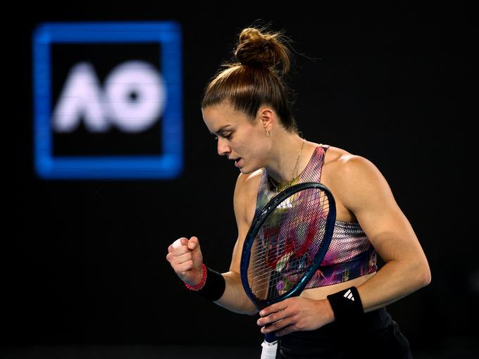 Maria Sakkari je imela z mlado Rusinjo kar nekaj težav. | Foto: Reuters