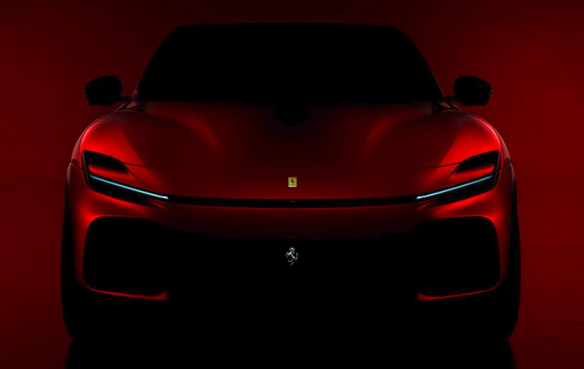 Ferrari SUV purosangue | Za zdaj edina uradna Ferrarijeva napoved modela purosangue | Foto Ferrari