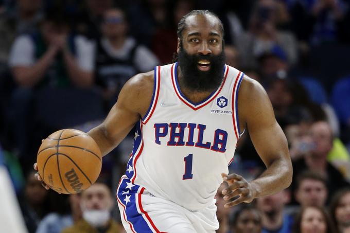 James Harden se je izkazal ob prvem nastopu za 76ers. | Foto: Reuters