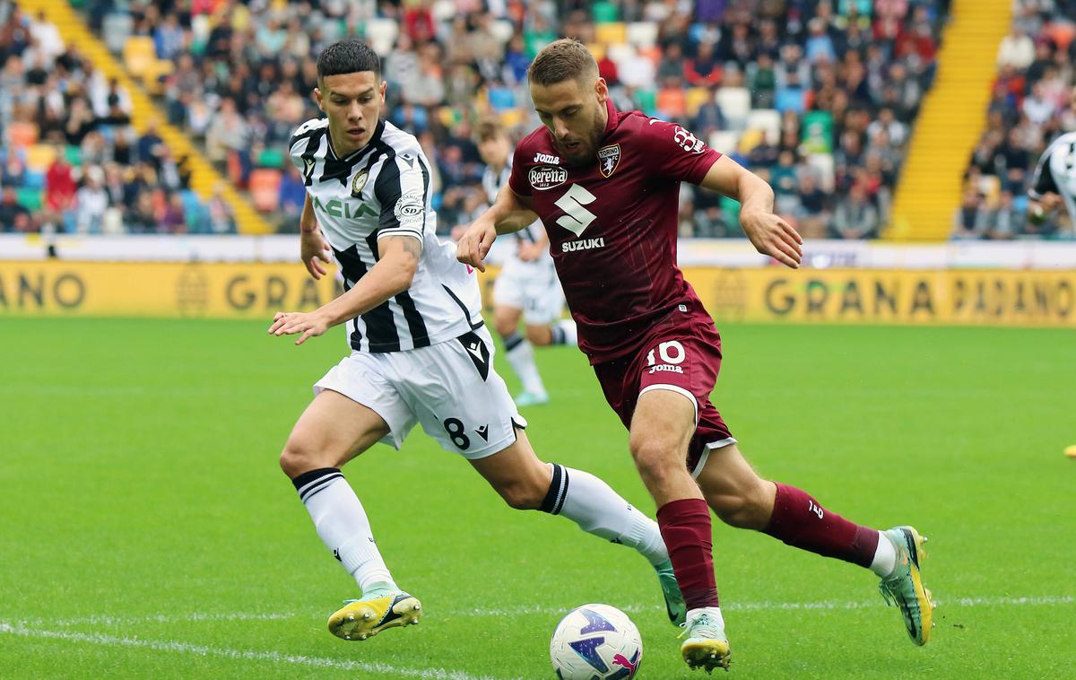 Udinese Torino Lovrić | Sandi Lovrić in Jaka Bijol sta z Udinesejem izgubila. | Foto Guliver Image