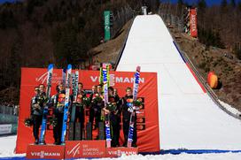 Planica Avstrija prva Slovenija druga