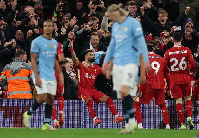 Mohamed Salah je povišal na 2:0. | Foto: Reuters