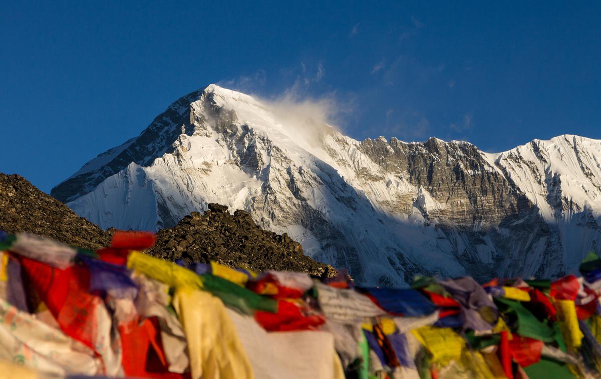 Cho Oyu | Norveška alpinistka Kristin Harila je danes dosegla vrh 8188 metrov visoke gore Cho Oyu in se v svetu alpinizma zapisala kot ženska, ki je v najkrajšem času osvojila vseh 14 osemtisočakov na svetu. | Foto Guliverimage