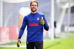 Jan Oblak že na prvem treningu Atletico Madrida navdušil navijače