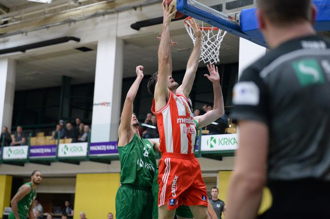 Tobey se je v ponedeljek s Crveno zvezdo mudil v Novem mestu. | Foto: Drago Perko/KK Krka