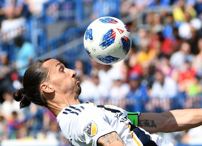 Zlatan Ibrahimović je bil na sobotni tekmi ključni mož zmage LA Galaxy, po njej pa je spet odgovarjal z veliko mero humorja. | Foto: Reuters