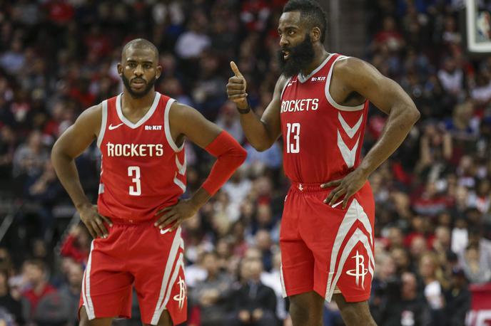 James Harden | James Harden je bil s 27 točkami najbolj razpoložen košarkar ob zmagi Houstona na Golden State Warriors. | Foto Reuters