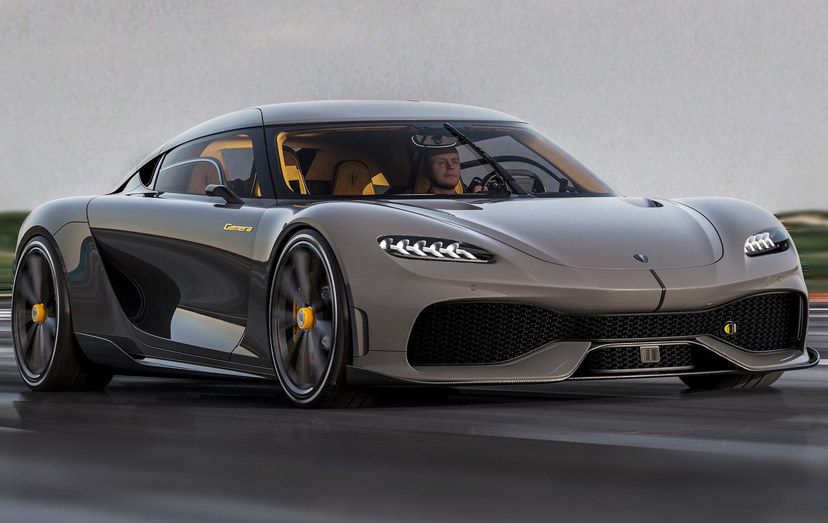 Koenigsegg gemera | Koenigsegg kljub štirim sedežem obljublja izjemne zmogljivosti, in sicer pospešek do 100 kilometrov na uro v 1,9 sekunde. Doseg zgolj na električno energijo bo znašal do 50 kilometrov. | Foto Koenigsegg