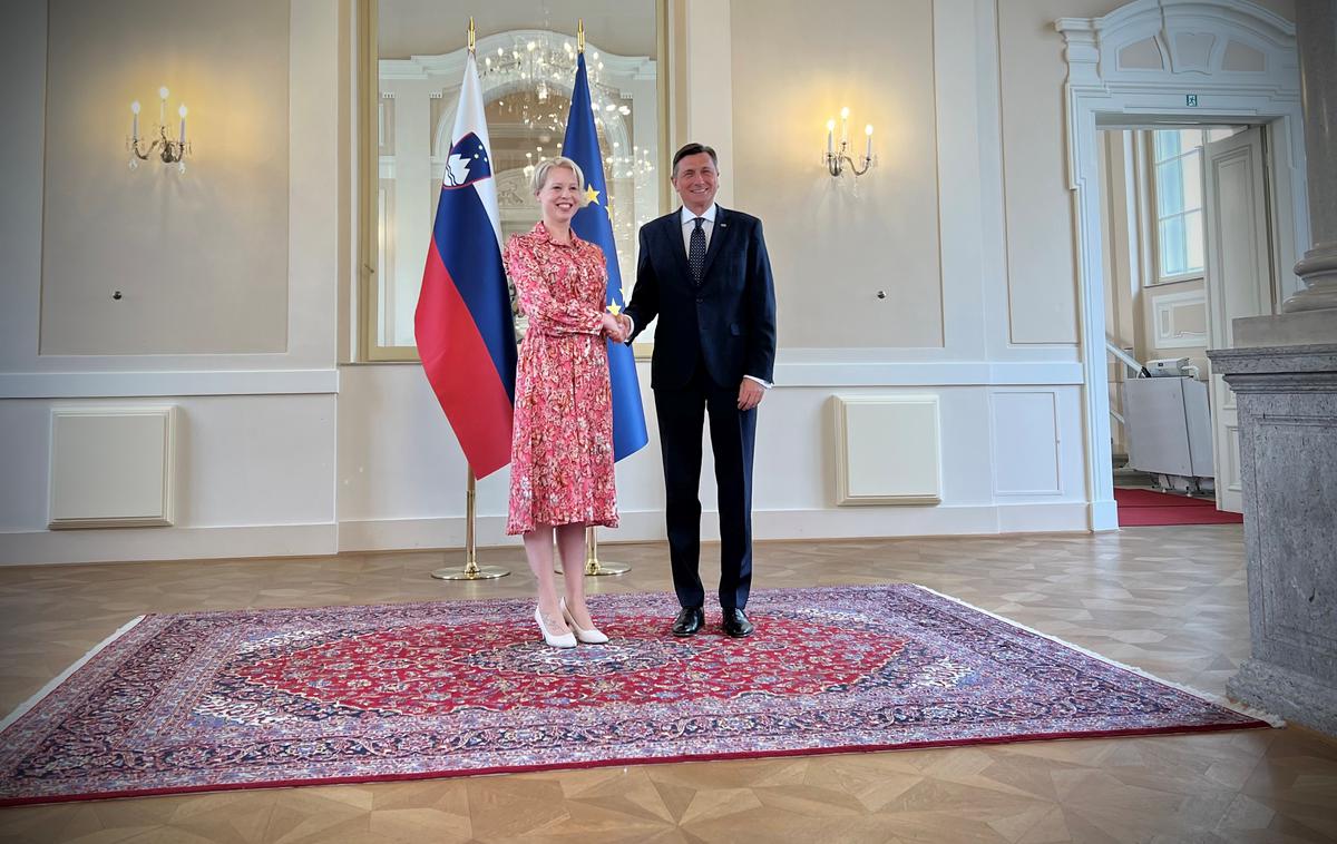 Urška Klakočar Zupančič, Borut Pahor | Klakočar Zupančičevo so poslanci na to funkcijo izvolili na petkovi ustanovni seji devetega sklica DZ.  | Foto Ana Kovač