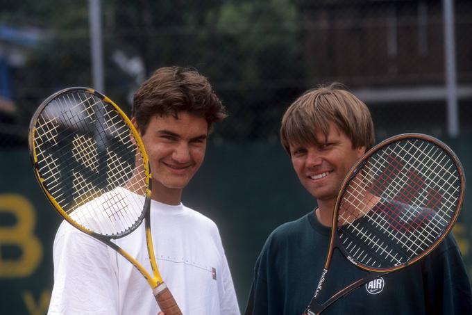 Peter Carter in Roger Federer. | Foto: Guliverimage/Vladimir Fedorenko