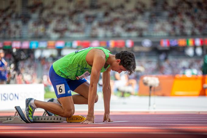 V Budimpešti je le za 15 stotink sekunde zgrešil polfinale. | Foto: Peter Kastelic/AZS