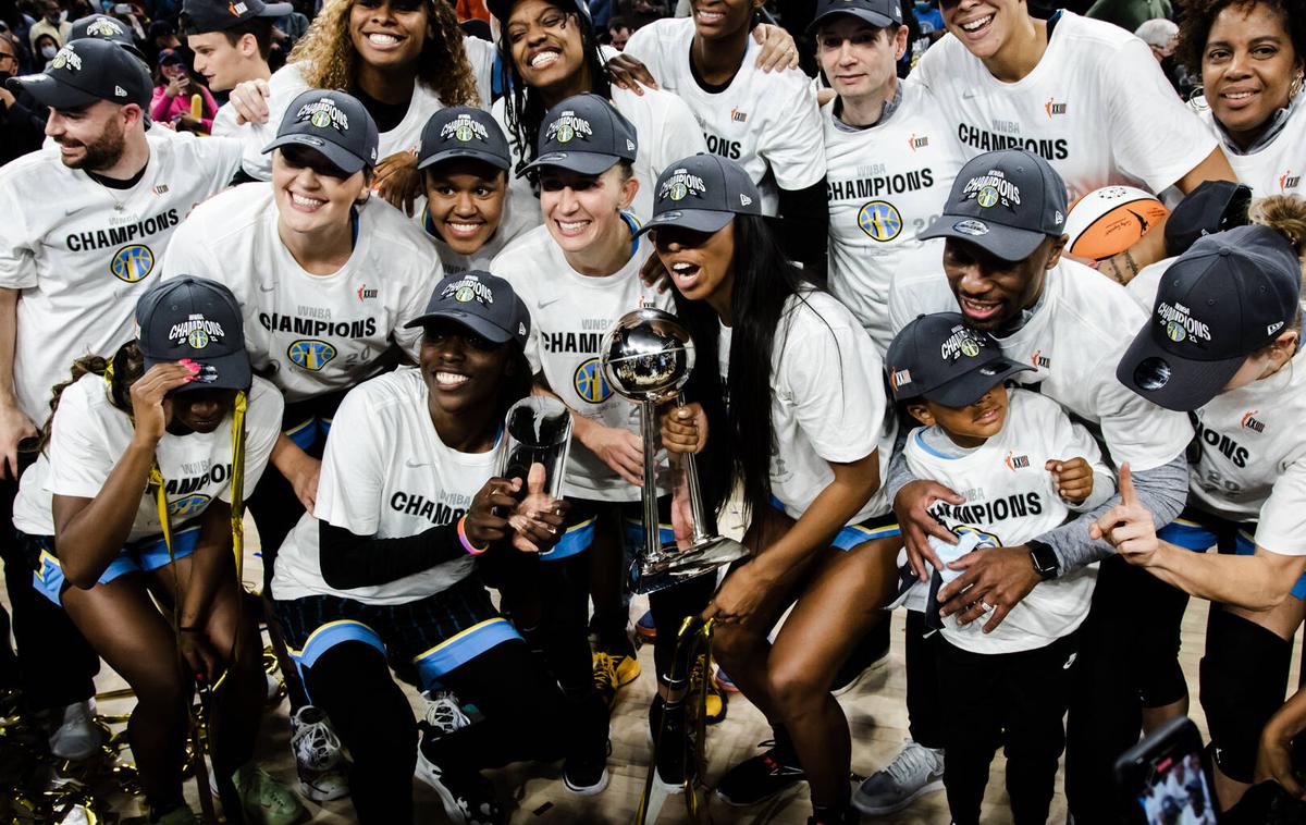 Chicago Sky | Košarkarice Chicago Sky so zmagovalke najmočnejše ženske košarkarske lige WNBA. | Foto Guliverimage