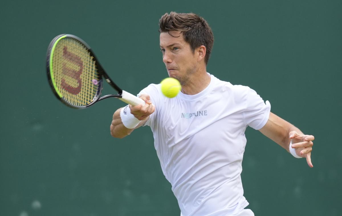 Aljaž Bedene | Aljaž Bedene je v slabih dveh urah priznal premoč zahodnemu sosedu. | Foto Guliverimage