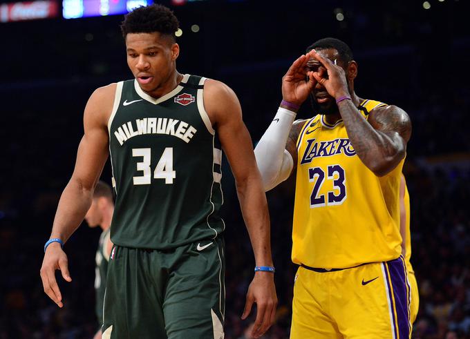 Giannis Antetokounmpo je bil dvakrat zapored MVP rednega dela, LeBron James nazadnje leta 2013. | Foto: Reuters