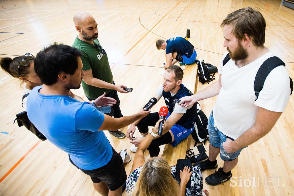 Odbojka, trening slovenske reprezentance z novim selektorjem